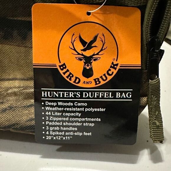 Bird and Buck Hunters Camouflage Duffle Bag - Picture 10 of 10